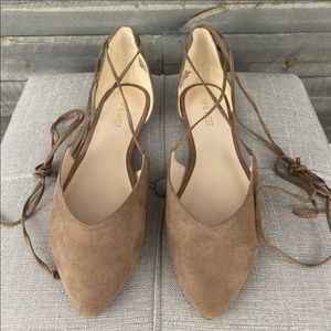 Nine West Ballet Lace up Flats
